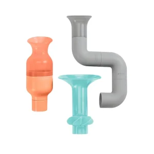 Boon Tubes Bath Toy - Coral/Multi