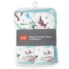 Little Linen Weegoamigo Hooded Towel + Washers Daryl Dino