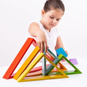 Big Jigs Wooden Stacking Triangles